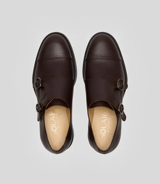 Solari Milano Solari Milano Doppel-Monkstraps - Herren, Braun, – Produktbild 2 von 4