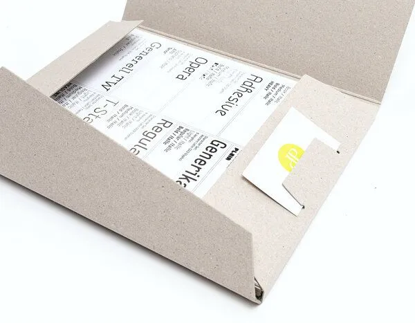 tyyp tyyp Sammelmappe aus 100 % Recyclingpapier, Öko (grau), – Produktbild 4 von 5