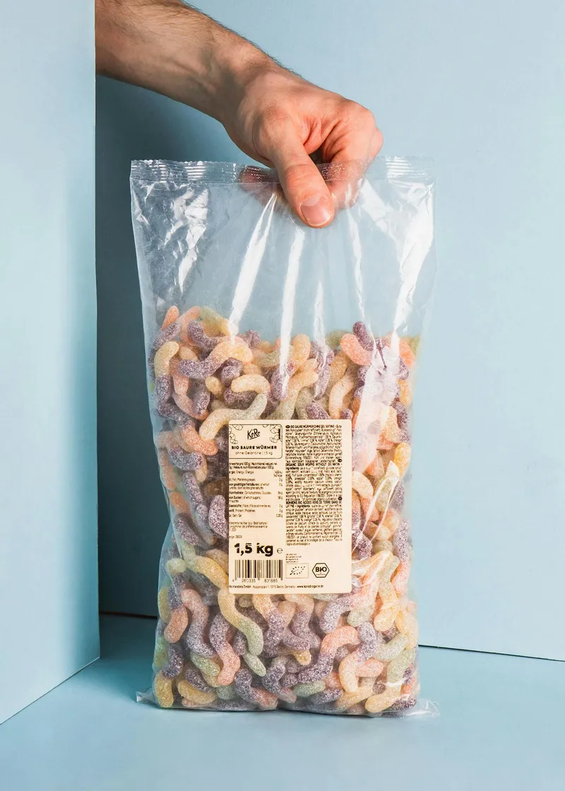 KoRo Bio Saure Würmer ohne Gelatine 1,5 kg – Produktbild 5 von 5