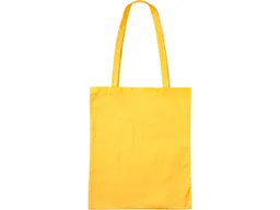 Memo Baumwoll-Tragetaschen,gelb 38x42 cm mit zwei langen Henkeln – Produktbild 1 von 1