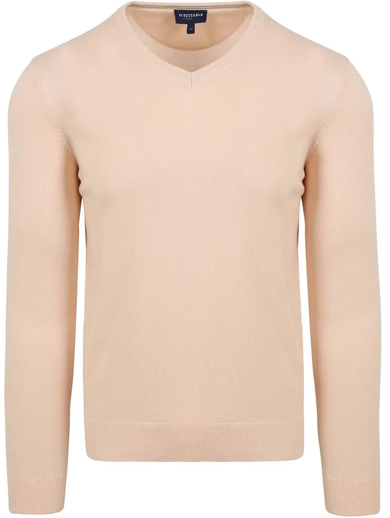Suitable Suitable Respect Bio-Baumwolle Pullover Vinir Hellrosa - Größe XL, Pink, – Produktbild 1 von 4