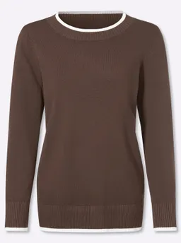heine Feinstrickpullover schoko – Produktbild 1 von 1