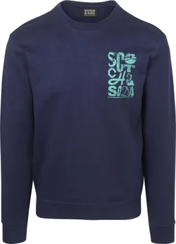 Scotch and Soda Scotch and Soda Pullover Logo Navy – Produktbild 1 von 1