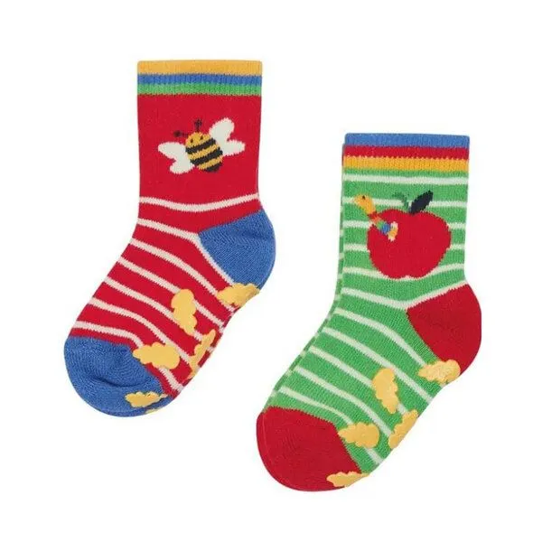 Frugi Frugi Stoppersocken The National Trust 2er Set Grippy Socks 2 Pack – Produktbild 1 von 2