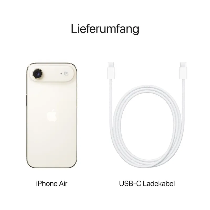 Apple Apple iPhone Air 512GB, Lichtgold, – Produktbild 7 von 7