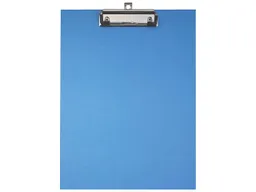 Falken Falken Klemmbrett A4, Hartpappe mit Kraftpapierbezug, blau – Produktbild 1 von 1