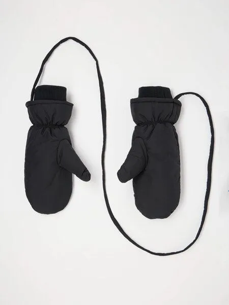 LANIUS LANIUS Wattierte Handschuhe aus recyceltem Polyester, Black, – Produktbild 2 von 4