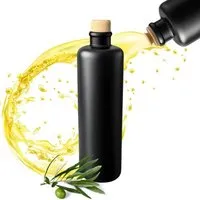 mikken mikken Ölflasche 500 ml aus Steinzeug – matt schwarz mit Ausgießer & Holzdeckel – Produktbild 1 von 1
