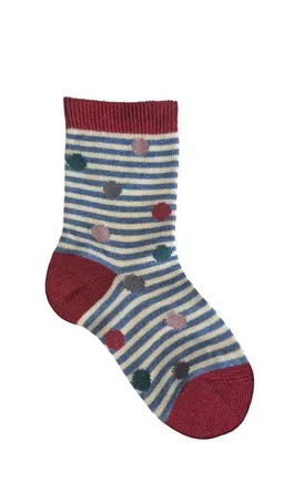 Leela Cotton Leela Cotton Kinder Socken Gepunktet aus 98% Bio-Baumwolle 3324 – Produktbild 1 von 1