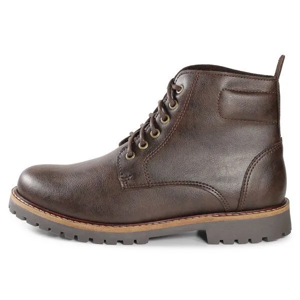 Fairticken Fairticken Stiefel Vegan Unisex NUNO II (Microfaser, gefüttert), Braun, – Produktbild 3 von 4