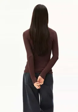 ARMEDANGELS ARMEDANGELS Damen vegan Oben Alaania Brown – Produktbild 1 von 1