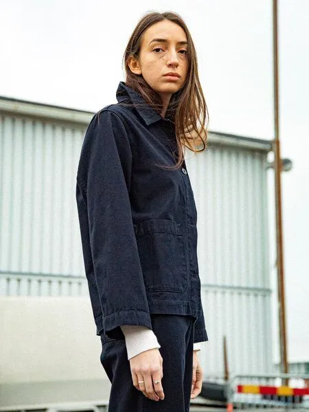 Nudie Jeans Nudie Jeans Lovis Jacket Back Sateen, Indigo (dunkelblau), – Produktbild 1 von 4