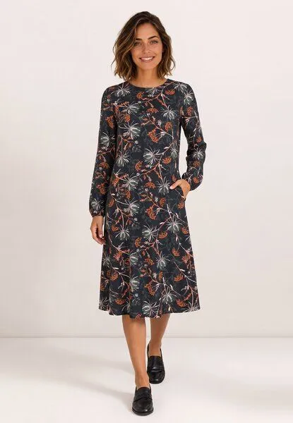 LANA Organic LANA Organic Bio Baumwollkleid, Modell Isolde, Ophelia schwarz - pepper, – Produktbild 1 von 3