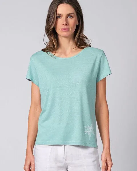 HempAge HempAge Hanf T-Shirt, Lake (grün), – Produktbild 3 von 3