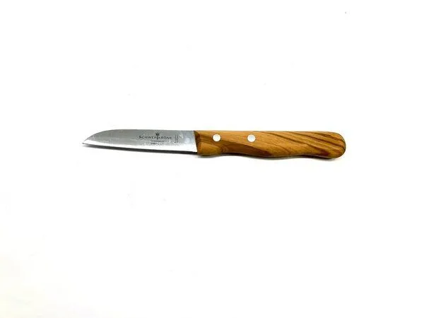 Olivenholz erleben Olivenholz erleben Gemüse- / Schälmesser mit gerader Klinge mit Olivenholzgriff – Produktbild 4 von 5