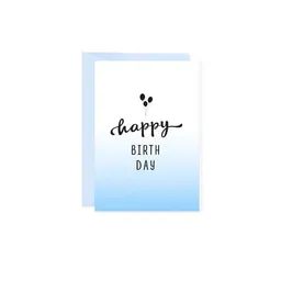 Bow & Hummingbird Bow & Hummingbird Mini-Grußkarte Happy Birthday – Produktbild 1 von 1