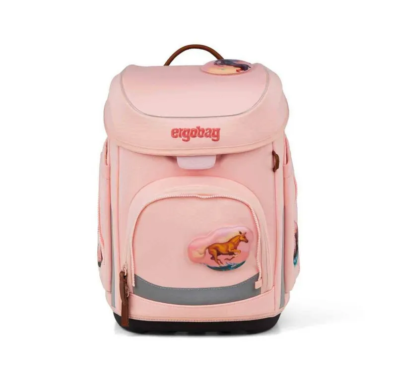 Ergobag Ergobag Schulranzen Cubo (inkl. Etui (befüllt), Schlamperrolle, Sportbeutel und Kletties, 5tlg), Unzähmbär, – Produktbild 2 von 5
