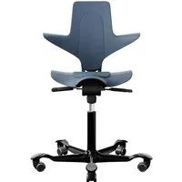 HAG HAG Bürodrehstuhl "Capisco Puls 8010" Gestell: schwarz, Stoff:"Mainline Flax" blue – Produktbild 1 von 1