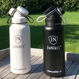 JN JuNiki's JN JuNiki's Partner-Set zum Sparpreis: Exklusive JuNiki´s Trinkflaschen XL aus Edelstahl Vakuum-isoliert 1L/32oz – limitierte Sondereditionen – Produktbild 1 von 1