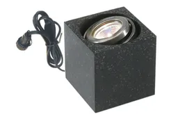 woodstore24 Außenstrahler CUBUS, 100 x 100 x 100 mm, Steinoptik, 3 Watt – Produktbild 1 von 1