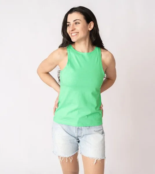 Gary Mash GARY MASH Tanktop Grace aus Biobaumwolle, Kräftiges mint (grün), – Produktbild 2 von 4