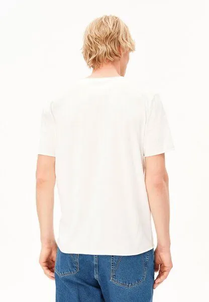 ARMEDANGELS ARMEDANGELS JAAMES BRUSHED Herren T-Shirt aus Bio-Baumwolle, White, – Produktbild 2 von 4