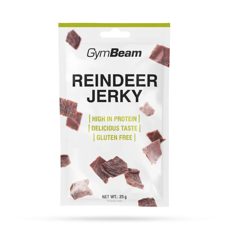 GymBeam Food GymBeam Rentier Jerky 25 g – Produktbild 1 von 1