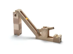 CUBORO CUBORO Kugelbahn Erweiterungsset Kick aus unbehandeltem Buchenholz 5x5x5 cm – Produktbild 1 von 1