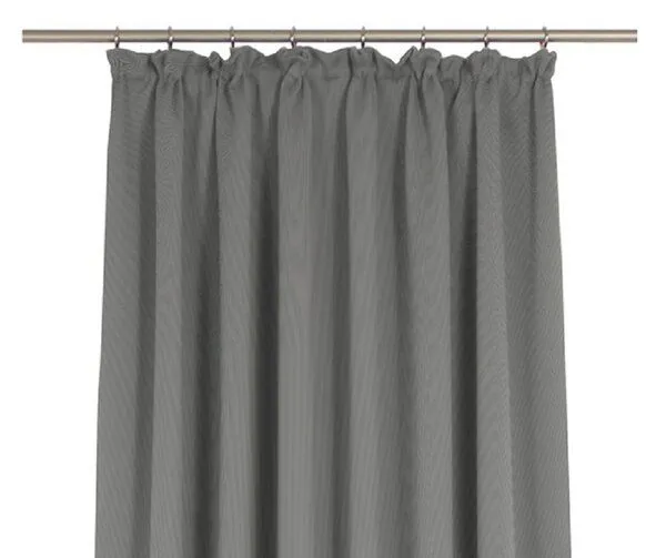 Nature by Adam Nature by Adam Vorhang aus 100% Bio-Baumwolle - Made in Germany - Uni Collection light, Dunkelgrau, – Produktbild 1 von 7