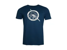 FÄDD FÄDD Herren T-Shirt Rundhals Bio-Baumwolle Lächerliche Geschwindigkeit Blau – Produktbild 1 von 1