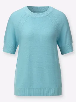 Witt Kurzarmpullover aquamarin – Produktbild 1 von 1