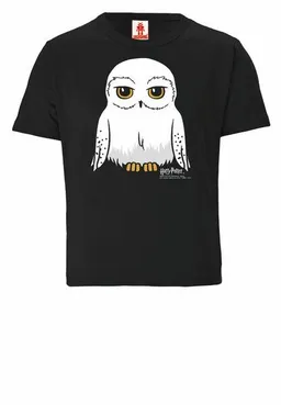 LOGOSH!RT LOGOSH!RT - Harry Potter - Eule - Hedwig - Bio T-Shirt Print - Kinder Unisex – Produktbild 1 von 1