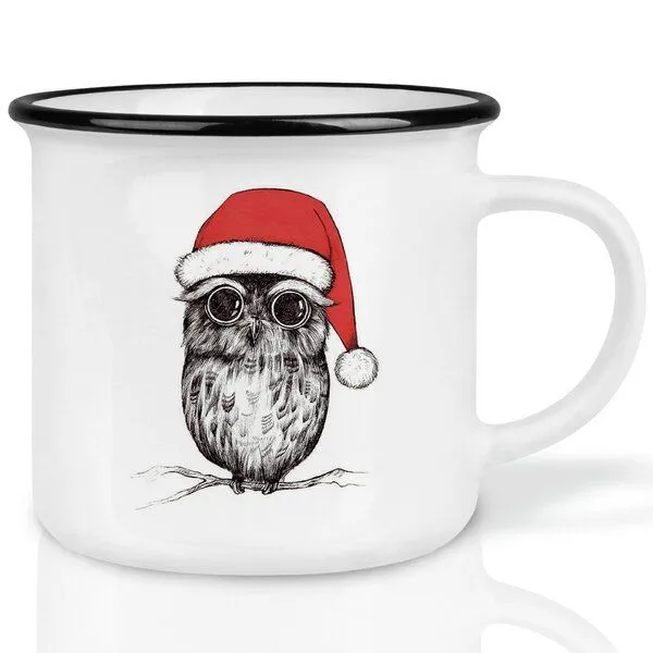 LIGARTI LIGARTI Keramiktasse – Weihnachtseule – Produktbild 1 von 1