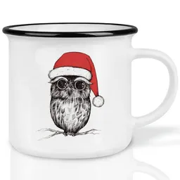 LIGARTI LIGARTI Keramiktasse – Weihnachtseule – Produktbild 1 von 1