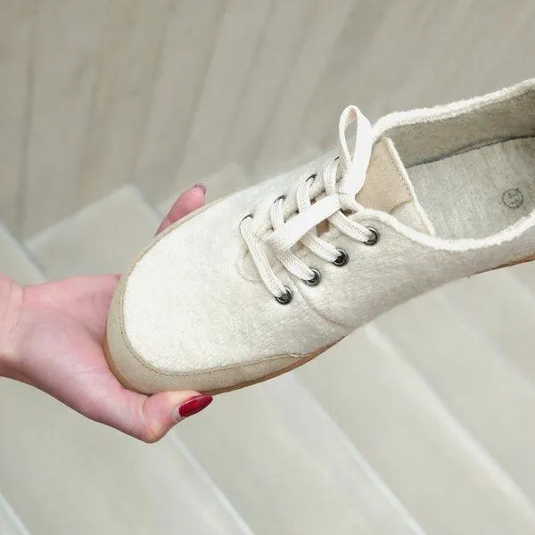 Gottstein Gottstein Sneaker Barefoot Wool Sneaker, Beige, – Produktbild 4 von 4