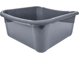 Universalschüssel "BASEL", quadratisch, dunkelgrau, 12 l – Produktbild 1 von 1