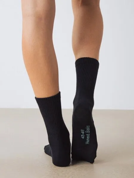 Honest Basics Honest Basics Socken 4er-Pack Frauen, Schwarz, – Produktbild 4 von 4