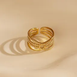 ELEKTROPULLI Größenverstellbarer Boho Summer Ring ca. Ø 17 - 19mm von Elektropulli – Produktbild 1 von 1