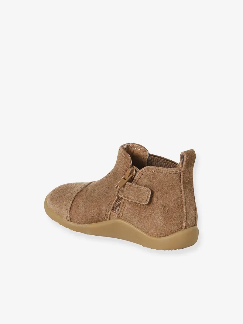 Vertbaudet Vertbaudet Baby Lederboots mit großzügiger Zehenbox, Camel, – Produktbild 3 von 4