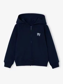 Vertbaudet Kapuzensweatjacke mit NY-Print Kinder BASIC – Produktbild 1 von 1