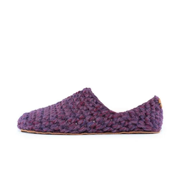 Kingdom of Wow Kingdom of Wow - Handgefertigte Hausschuhe aus Wolle - Unisex The Original, Lavender, – Produktbild 1 von 6