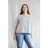 Jyoti - Fair Works Jyoti - Fair Works Bio-Baumwoll Shirt Sarala Ikat – Produktbild 1 von 1