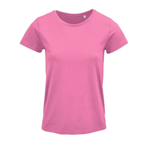 Sol's Sol's Damen T-Shirt Kurzarm Rundhals aus Bio - Baumwolle, Orchid pink, – Produktbild 1 von 3