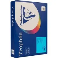 Clairefontaine 250 Blatt Clairfontaine Farbiges Kopierpapier "Trophee" 160 g/m², DIN A4, blau – Produktbild 1 von 1