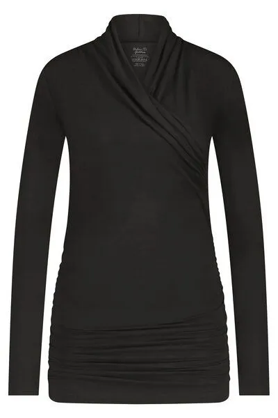 Urban Goddess Urban Goddess Langarm Yoga Shirt Good Karma, Onyx black (schwarz), – Produktbild 3 von 3
