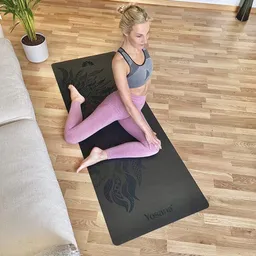 Yosana Yosana Yogamatte Ultra Grip inkl. Baumwolltragegurt (Löwe) – Produktbild 1 von 1