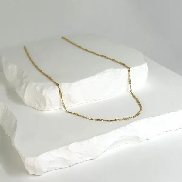 MOANINA MOANINA Kette Sofia 14k Echtgold, Gold, – Produktbild 1 von 4