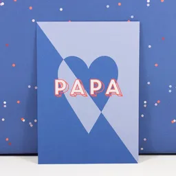 Bow & Hummingbird Bow & Hummingbird Postkarte Papa – Produktbild 1 von 1