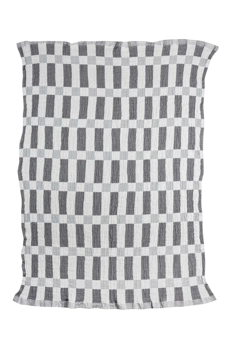 Tranquillo Tagesdecke BLOCKS - schwarz – Produktbild 1 von 1