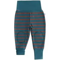 Leela Cotton Leela Cotton Baby Kinder Schlafanzug Hosen Bio-Baumwolle Waffel Strick Freizeithose, Tanne/tabasco, – Produktbild 1 von 1